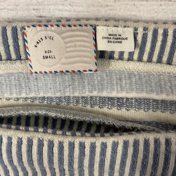Anthropologie Postmark Striped Boat Neck Quarter Sleeve Size Small Shirt Top - Picture 7 of 16